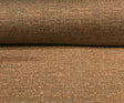 Rawhide Copper Slubbed Textured Cotton Polyester Fabric - Copper Orange Dark Taupe, 54" Width (1 Yard)