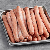 Nathan's Famous 10" 4/1 Beef Franks - 40/Case