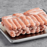 Nathan's Famous 3 1/2" 1.5 oz. Beef Slider Franks with Buns - 48/Case