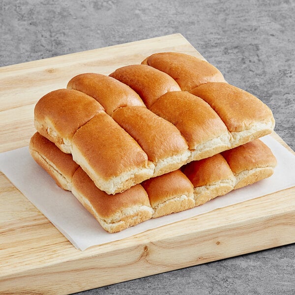 Nathan's Famous 3 1/2" 1.5 oz. Beef Slider Franks with Buns - 48/Case