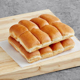 Nathan's Famous 3 1/2" 1.5 oz. Beef Slider Franks with Buns - 48/Case