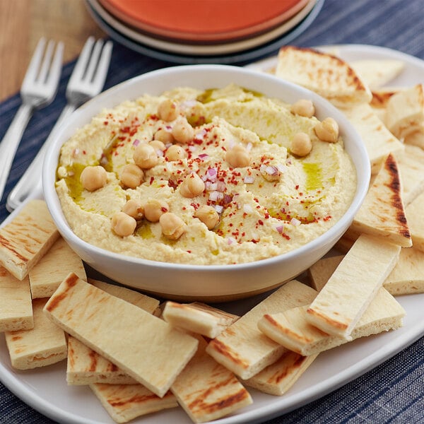 Grecian Delight Traditional Hummus 3.75 lb. - 4/Case