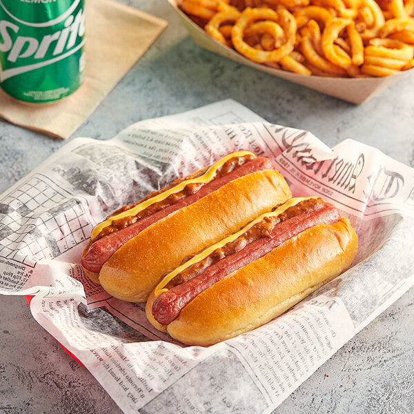 Nathan's Famous 6 3/4" 7/1 Beef Franks - 70/Case
