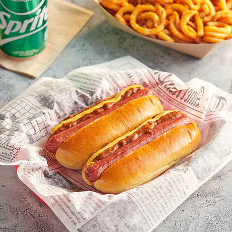Nathan's Famous 6 3/4" 7/1 Beef Franks - 70/Case