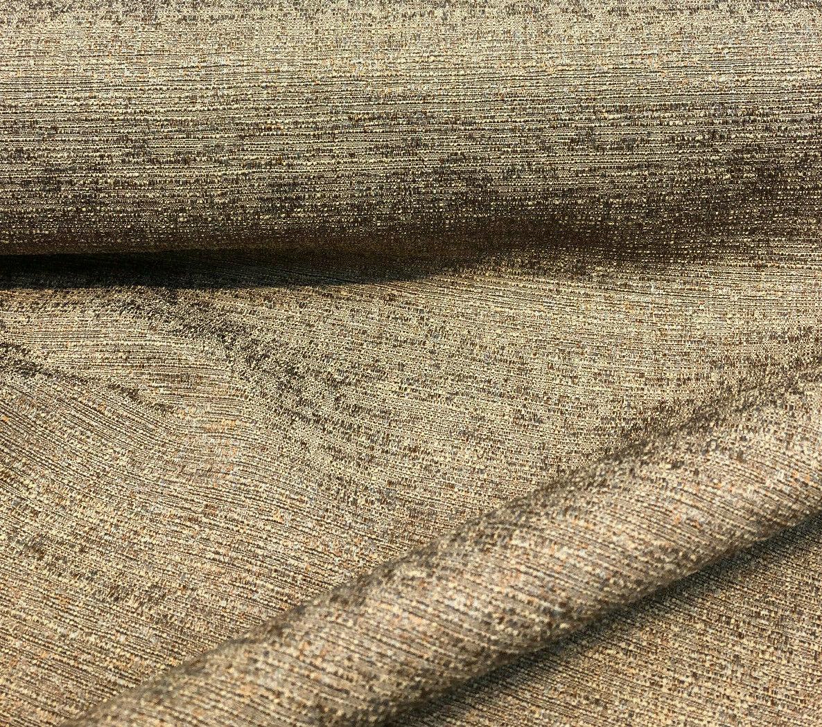 Fabricut Rawhide Toffee Cotton Polyester Blend Fabric - Toffee Slubbed Textured, 54" Width (1 Yard)