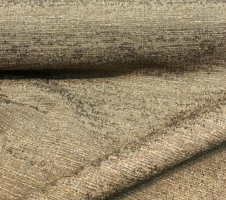 Fabricut Rawhide Toffee Cotton Polyester Blend Fabric - Toffee Slubbed Textured, 54" Width (1 Yard)