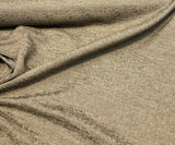 Fabricut Rawhide Toffee Cotton Polyester Blend Fabric - Toffee Slubbed Textured, 54" Width (1 Yard)