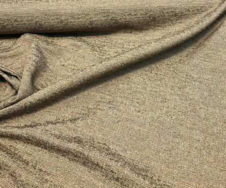 Fabricut Rawhide Toffee Cotton Polyester Blend Fabric - Toffee Slubbed Textured, 54" Width (1 Yard)