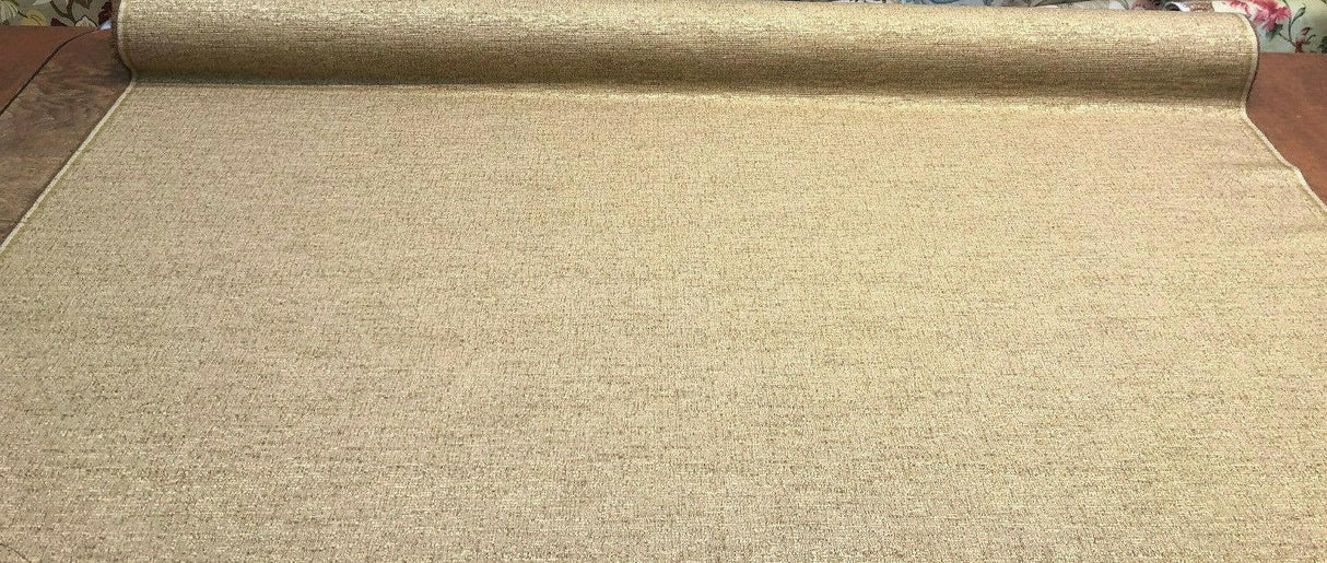 Rawhide II Cotton Polyester Blend Fabric - Wheat Gold Slubbed Textured, 54" Width (1 Yard)
