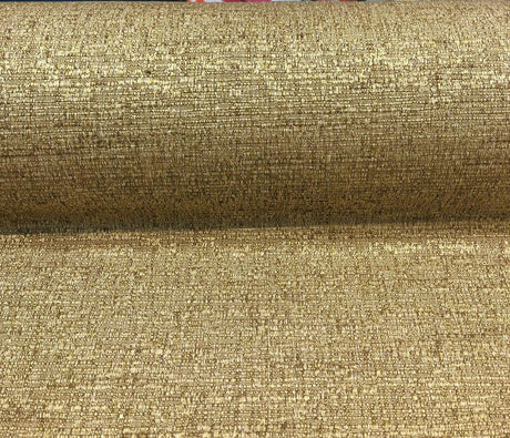 Rawhide II Cotton Polyester Blend Fabric - Wheat Gold Slubbed Textured, 54" Width (1 Yard)