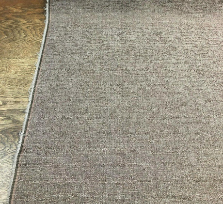 Rawhide II Cotton Polyester Blend Fabric - Graphite Slubbed Textured, 54" Width (1 Yard)