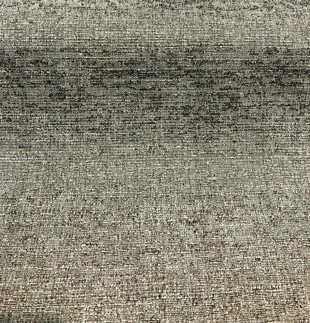 Rawhide II Cotton Polyester Blend Fabric - Graphite Slubbed Textured, 54" Width (1 Yard)