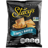 Stacy's Individual Bags of Simply Naked Pita Chips 1.5 oz. - 24/Case