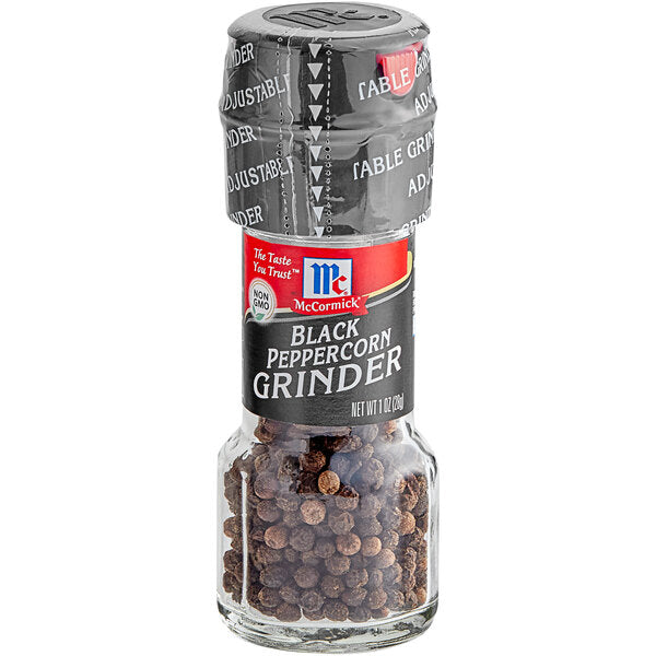McCormick Black Peppercorn Grinder 1.24 oz. - 6/Pack