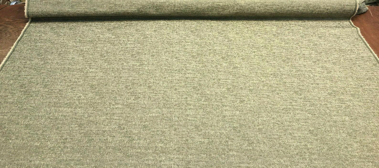 Fabricut Rawhide II Cotton Polyester Blend Fabric - Endive Fern Green, Slubbed Textured, 54" Width (1 Yard)
