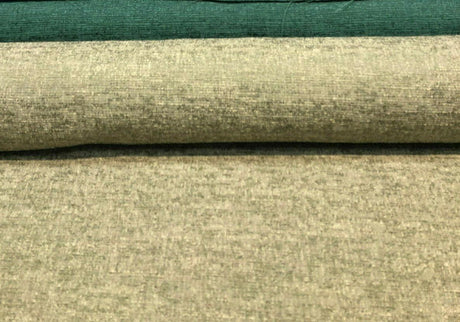 Fabricut Rawhide II Cotton Polyester Blend Fabric - Endive Fern Green, Slubbed Textured, 54" Width (1 Yard)