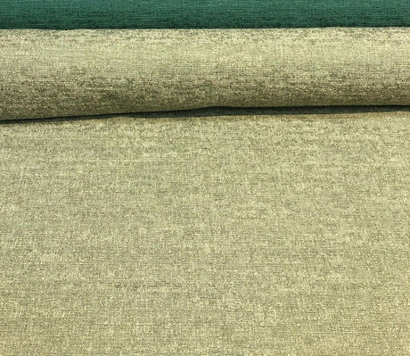 Fabricut Rawhide II Cotton Polyester Blend Fabric - Endive Fern Green, Slubbed Textured, 54" Width (1 Yard)