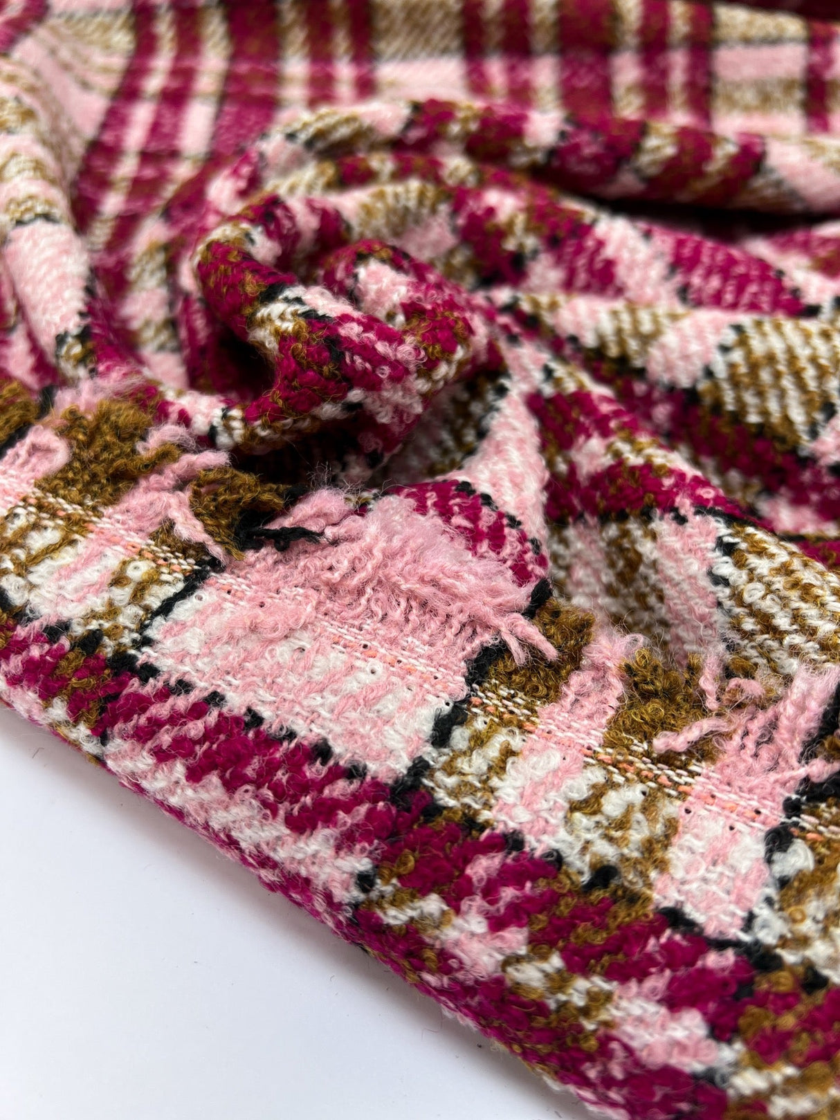 Acrylic Bouclé Multicolour Italian