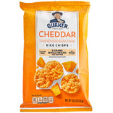 Quaker Cheddar Popped Rice Crisps 0.67 oz. - 60/Case