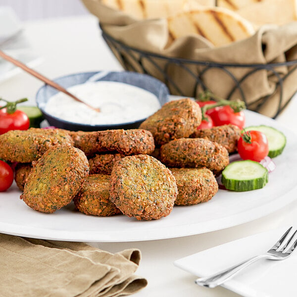 Grecian Delight Falafel Dough 3.75 lb. - 4/Case