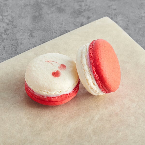 Macaron Centrale Cherry Sundae Macaron - 50/Pack