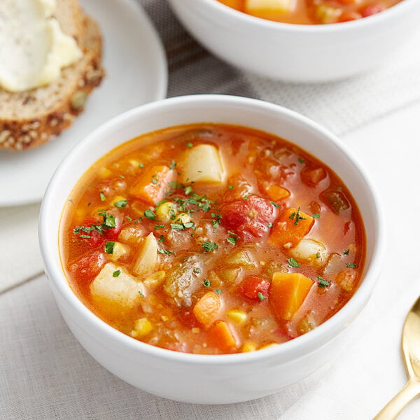 Spring Glen Vegetarian Hearty Vegetable Soup 5 lb. - 2/Case