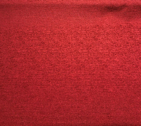 Fabricut Rawhide II Cotton Polyester Fabric - Carnation Red Slubbed Textured, 54" Width (1 Yard)