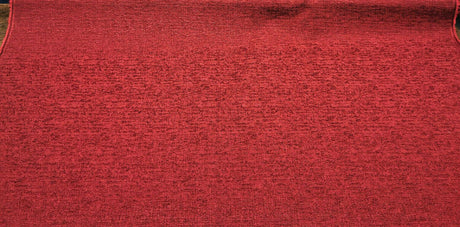 Fabricut Rawhide II Cotton Polyester Fabric - Carnation Red Slubbed Textured, 54" Width (1 Yard)