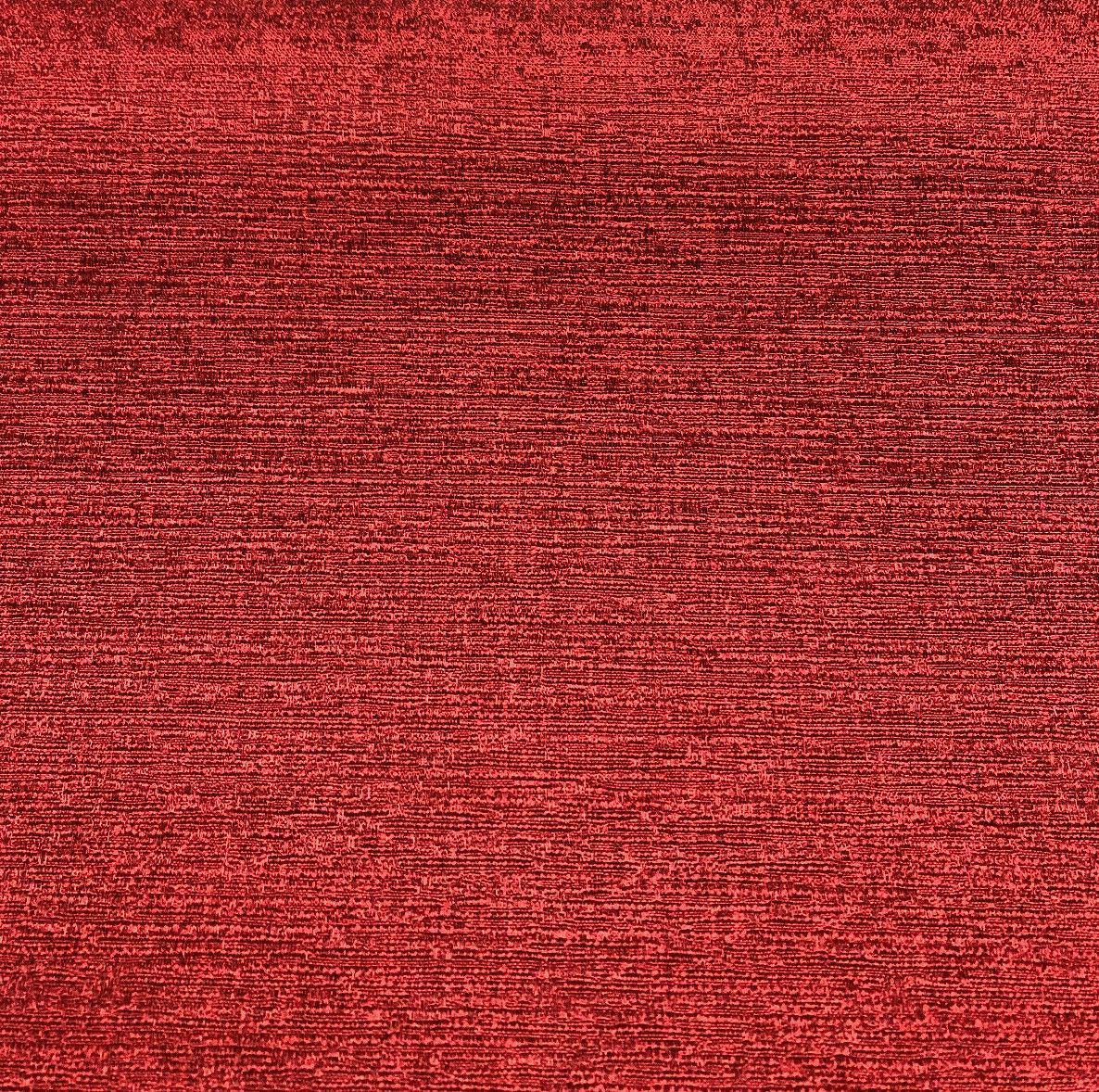 Fabricut Rawhide II Cotton Polyester Fabric - Carnation Red Slubbed Textured, 54" Width (1 Yard)