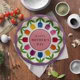 8 Count Mothers Day Party Happy Mothers Day Flowers Paper Dessert Plates 7 Inch