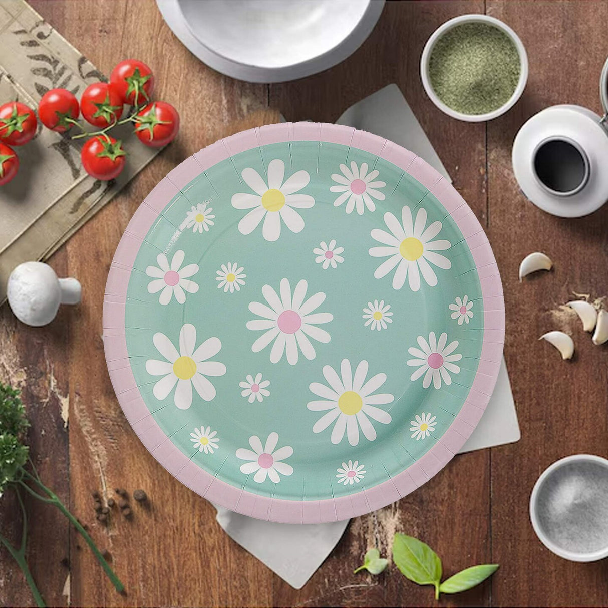 8 Count Happy You Day Paper Dessert Plates 7 Inch Birthday Celebration Tableware