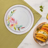 8 Count Garden Party Pastel Floral Paper Dinner Plates 10 Inch Spring Wedding