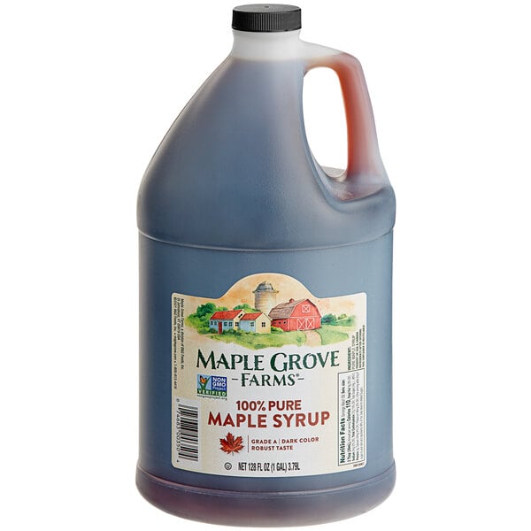 Maple Grove Grade A Dark Pancake Syrup 1 Gallon