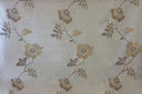 1 yarda tela bordada Embroideret de poliéster con repetición vertical de 60" de ancho