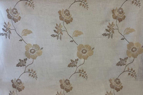 1 Yard Embroideret Polyester Fabric with Vertical Repeat