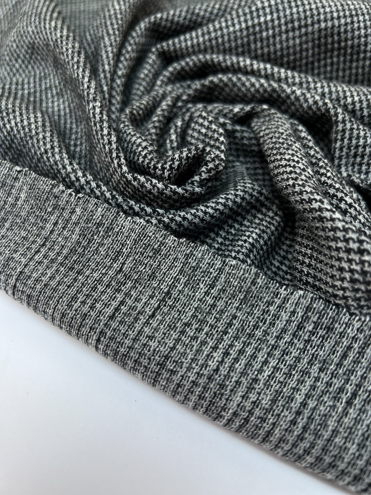 Houndstooth Jacquard Knit