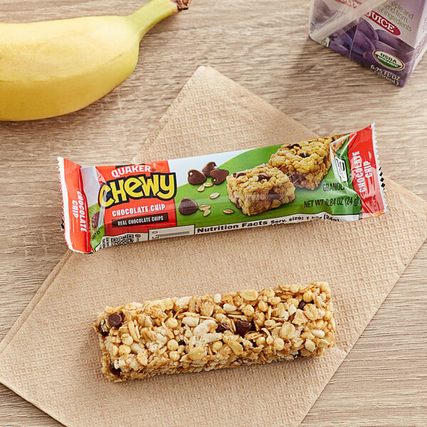 Quaker Chewy Chocolate Chip Granola Bars 8-Pack - 12/Case