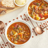 Spring Glen Fresh Foods Vegetable Soup with Beef 5 lb. - 2/Case
