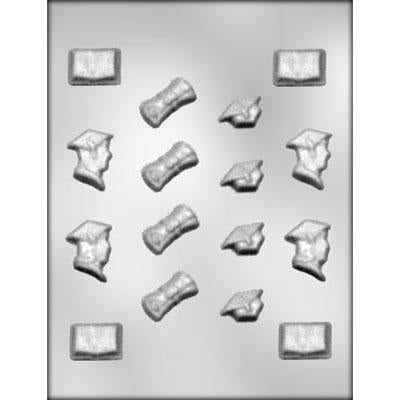 Graduation Mini Assortment Chocolate Mold