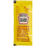 Heinz Yellow Mustard Packets 5.6 Gram - 500/Case