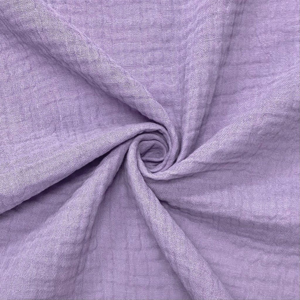 Double Layer Cotton Gauze Fabric - Soft Double Layer Muslin, 46/48" Width (1 Yard)