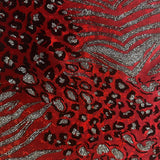 Nylon Spandex Safari Hologram Foil Fabric