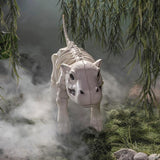 22" Standing Hippo Skeleton Halloween Decoration