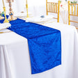 Velvet Table Runner 13x108 Royal Blue