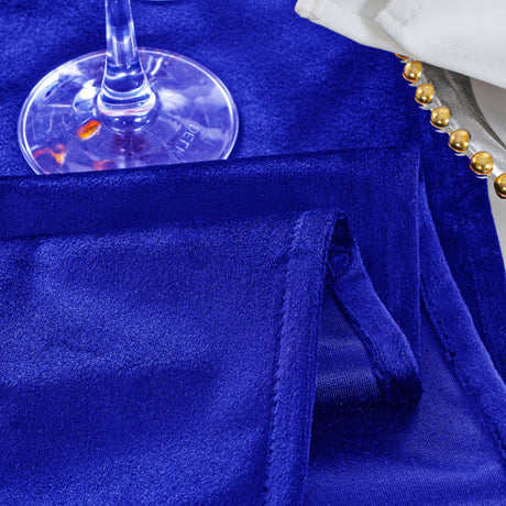 Velvet Table Runner 13x108 Royal Blue