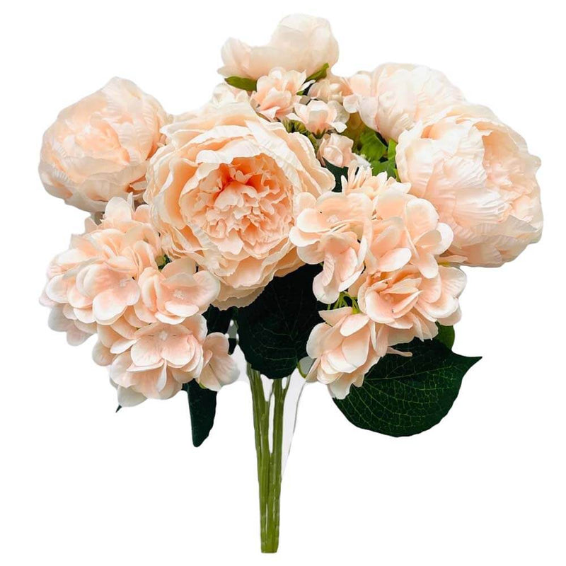 Silk Flowers Girls Deluxe Peony Hydrangea Bush