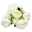 Silk Flower Peony Hydrangea Bush Cream