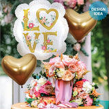 Foil Balloon Love Frame 23 Inch