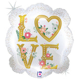 Foil Balloon Love Frame 23 Inch