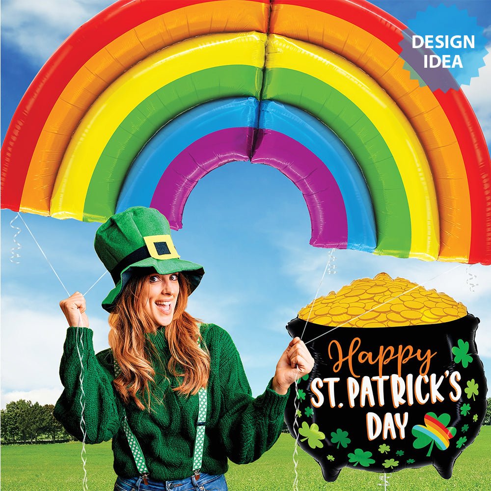 Foil Balloon Lucky Pot O' Gold